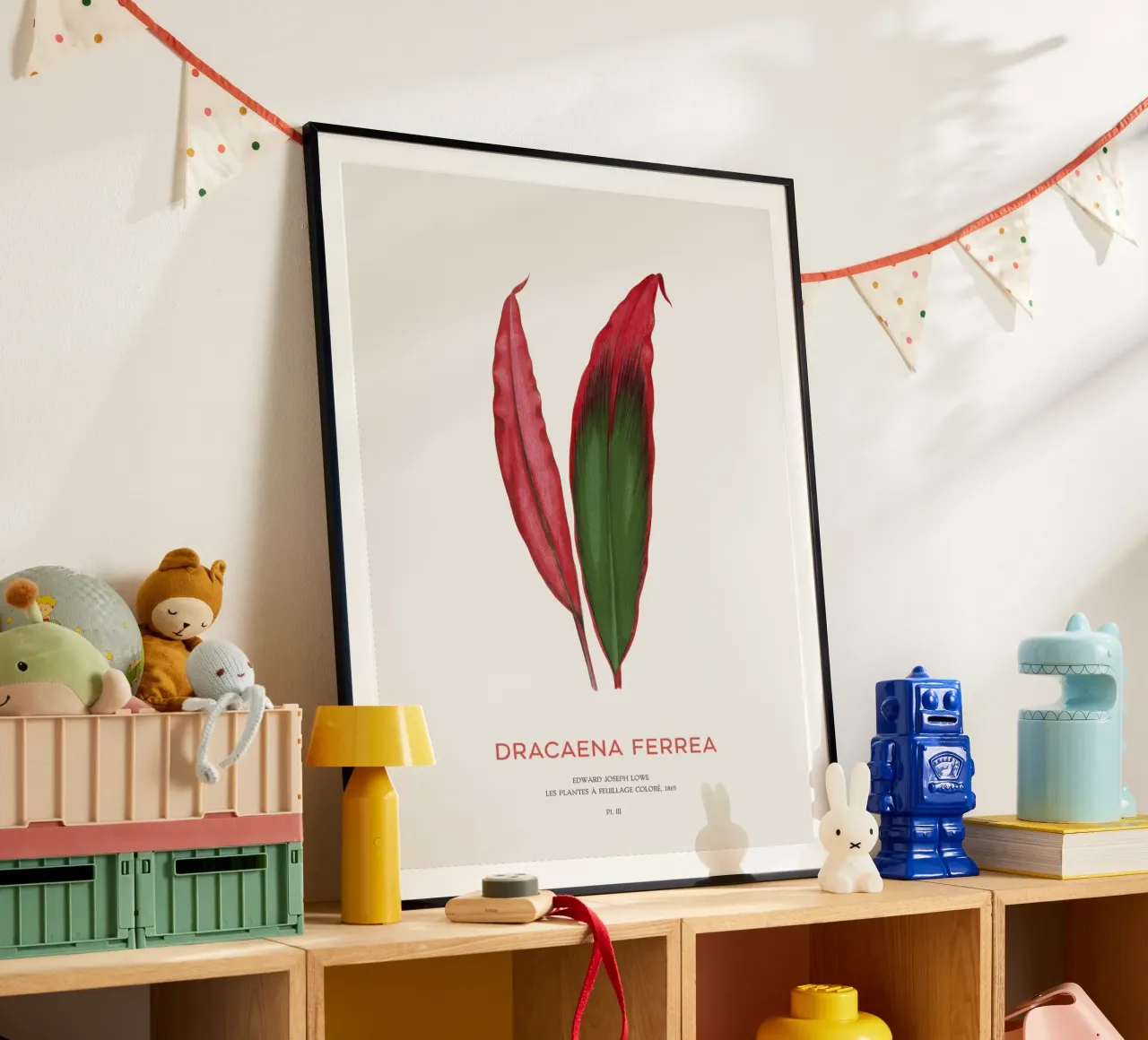 Ti-Pflanze oder Dracaena Ferrea Hahnemühle von Vintagrafica