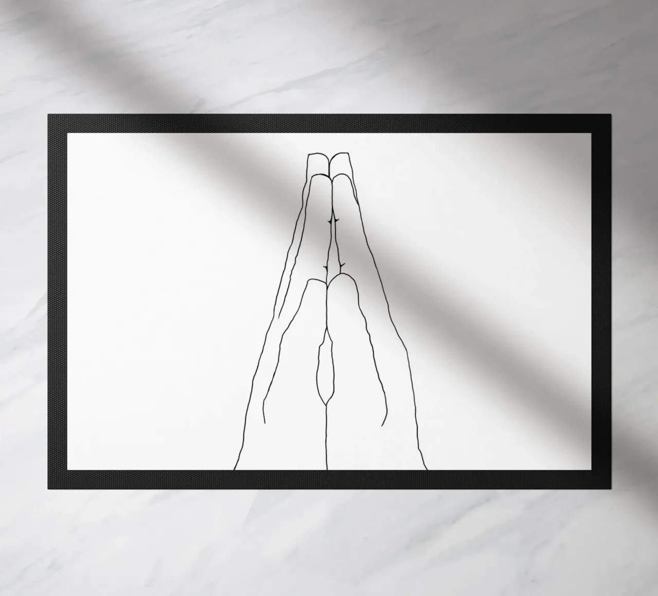 Prayer Hands One doormat by Studio B