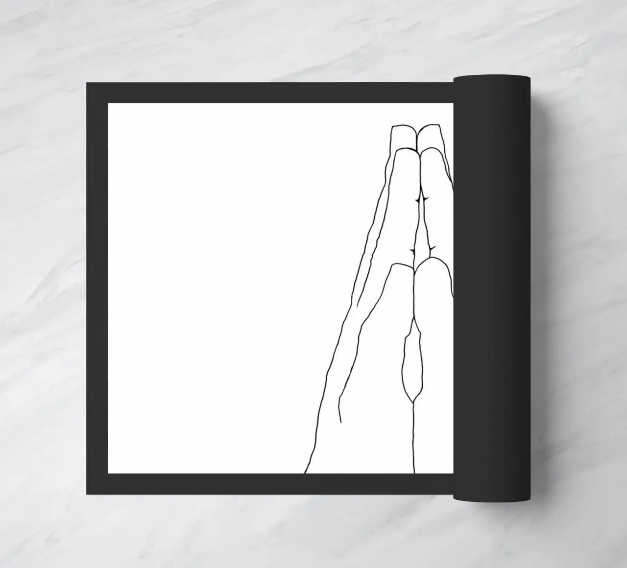 Prayer Hands One doormat by Studio B