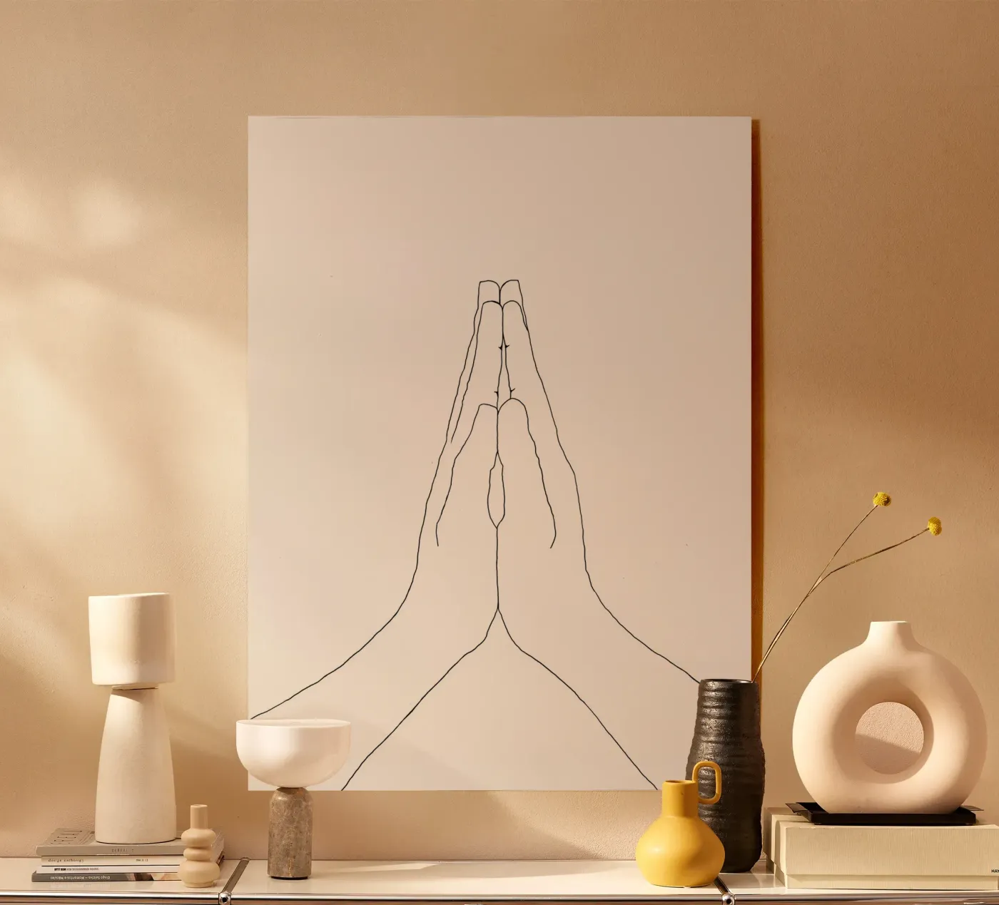 Prayer Hands One plexiglass da Studio B