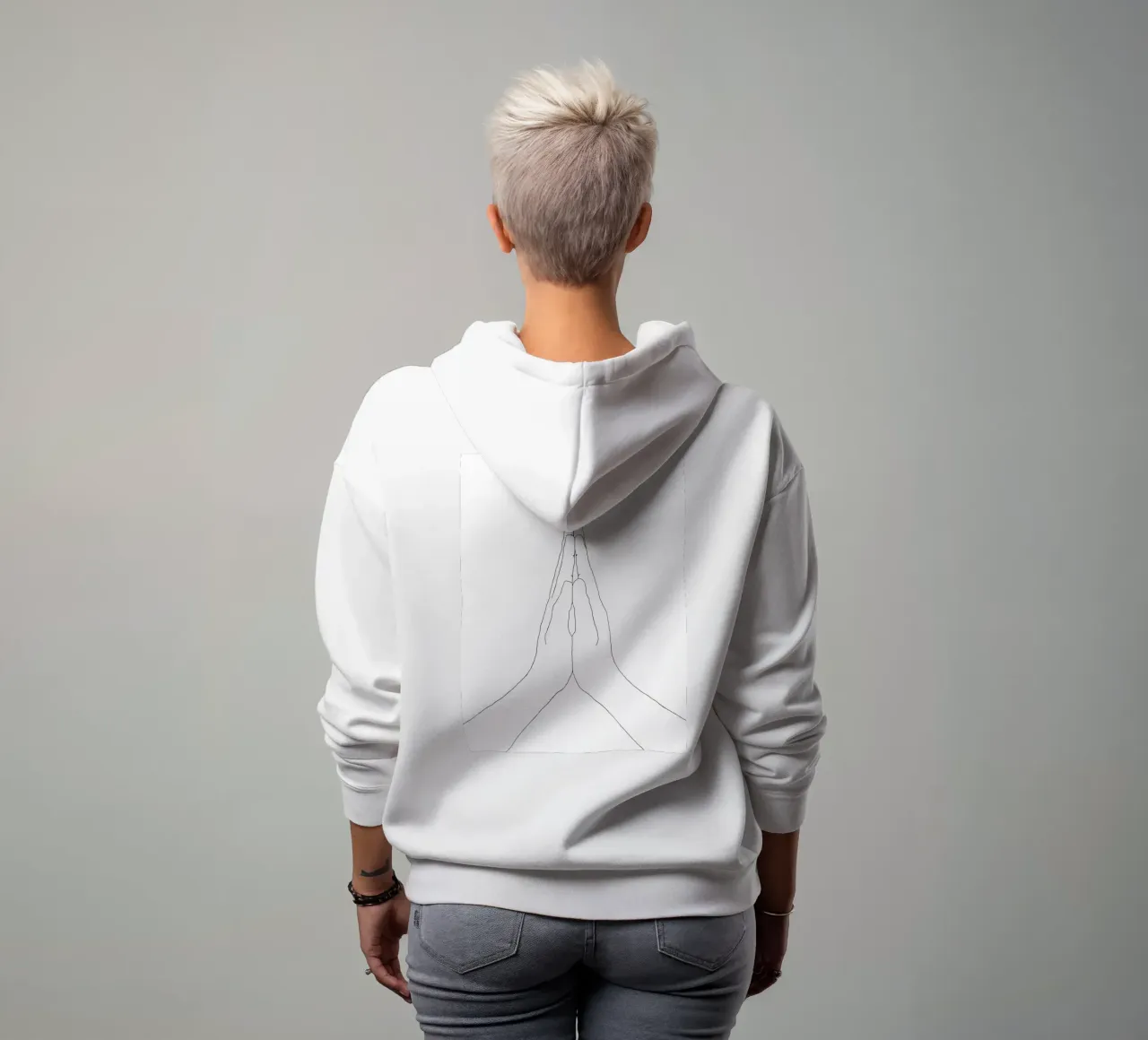 Mani di preghiera - I chakra felpa con cappuccio da Studio B