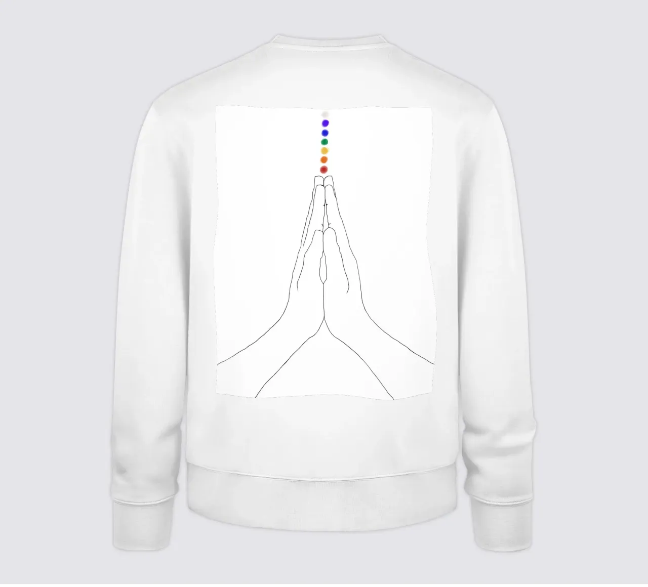 Mani di preghiera - I chakra felpa da Studio B