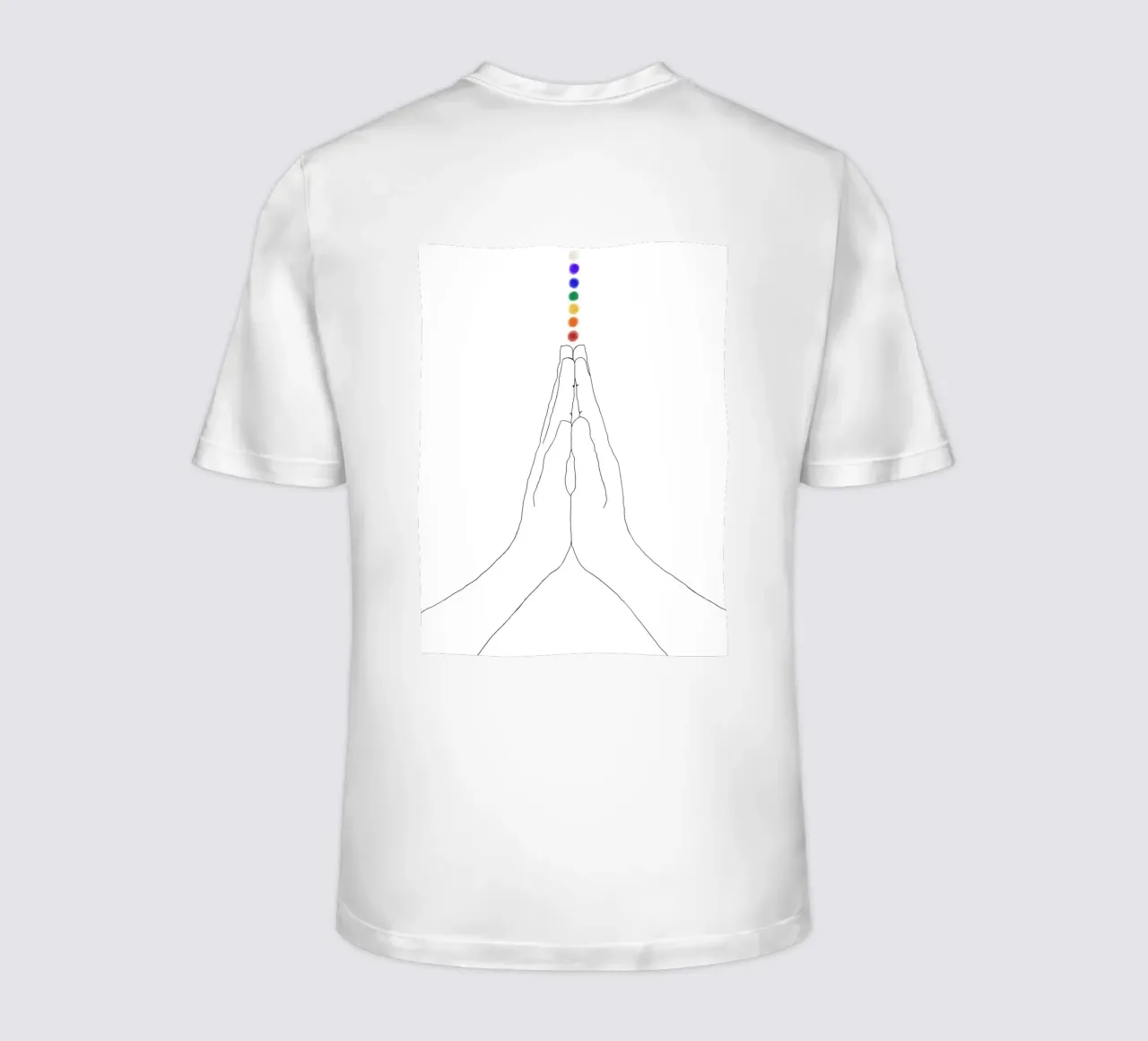 Mani di preghiera - I chakra t-shirt da Studio B
