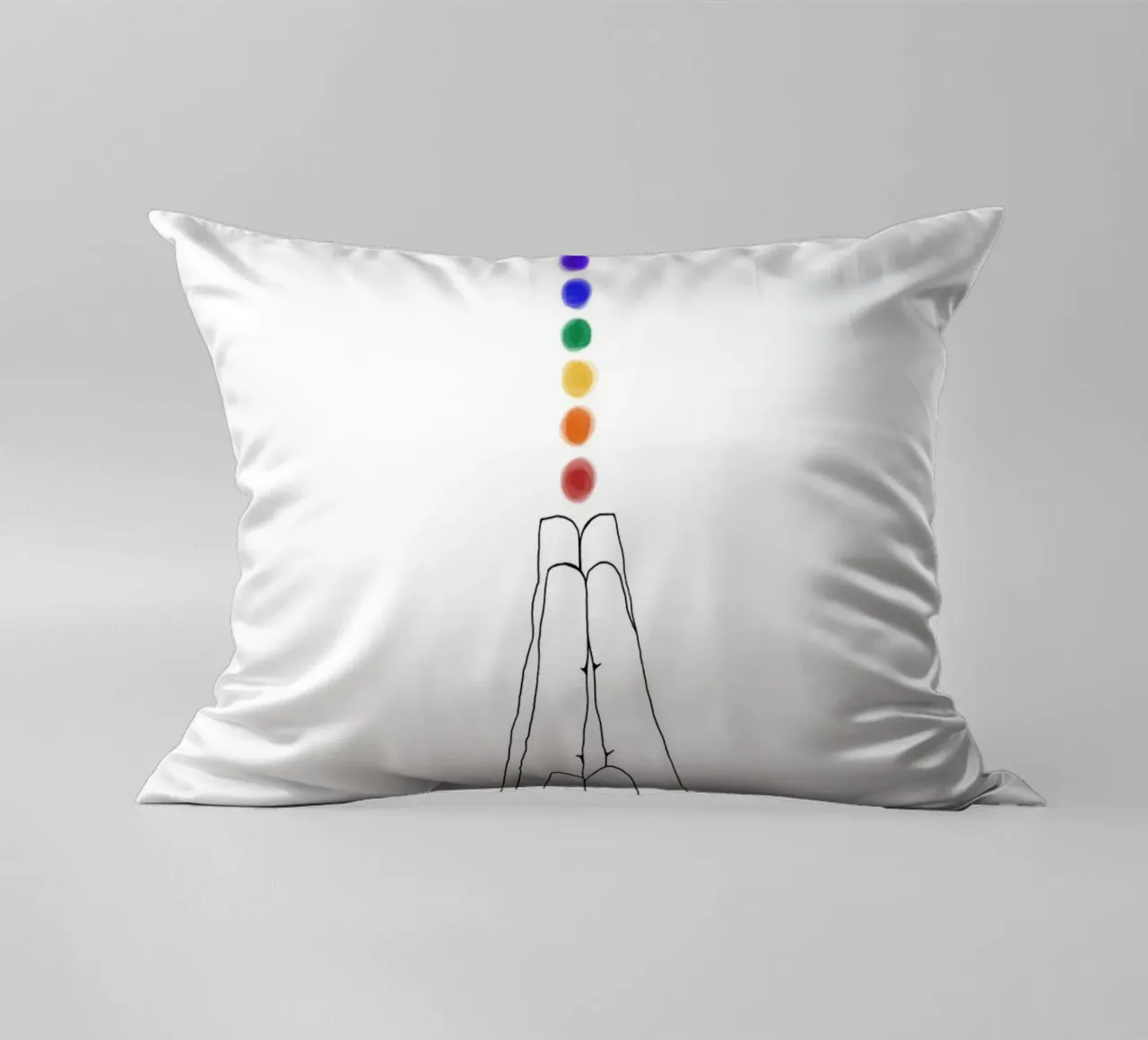 Mani di preghiera - I chakra cuscino da Studio B