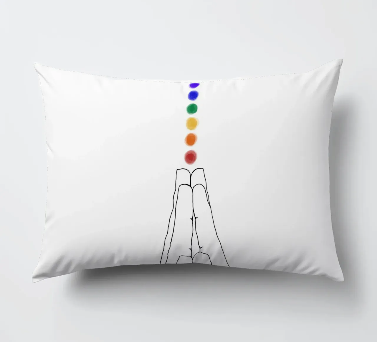 Mani di preghiera - I chakra cuscino da Studio B