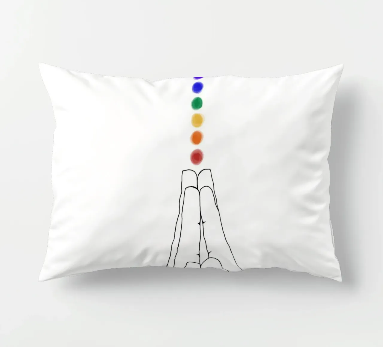 Mani di preghiera - I chakra cuscino da Studio B
