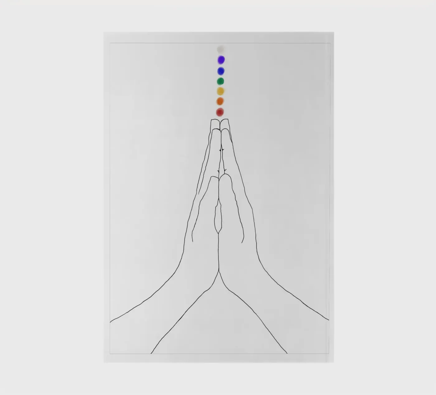 Prayer Hands - Chakra's notebook by Studio B