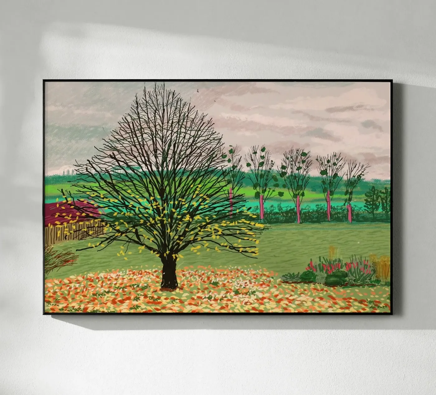 David Hockney plexiglass da Harmony Gallery