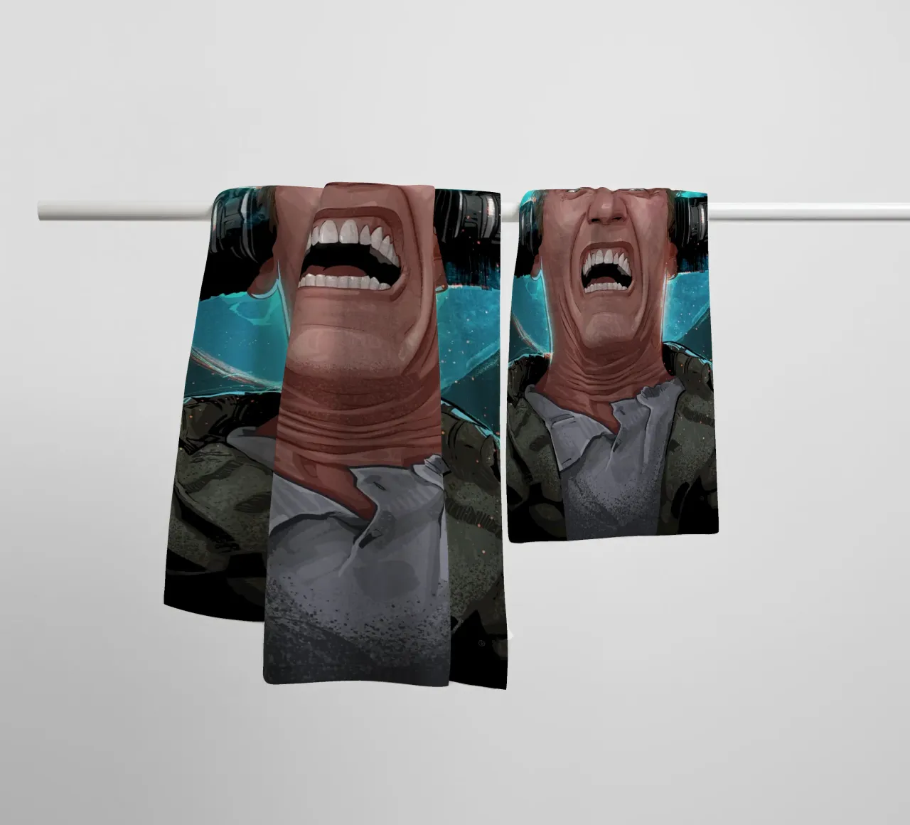 Total Recall asciugamano da bagno da nabakumov