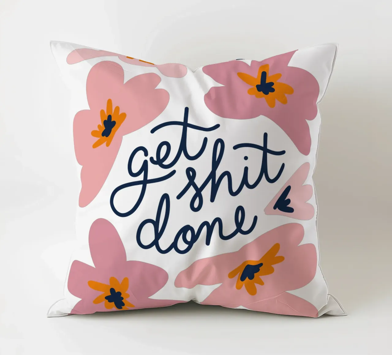 Get Shit Done cuscino da anisillustration