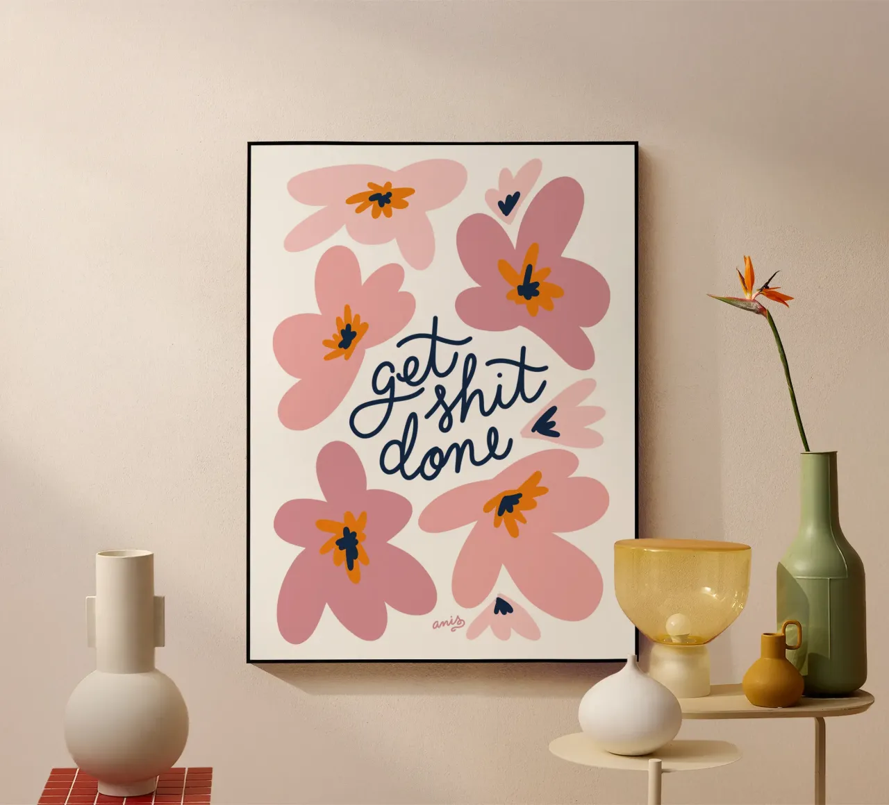Get Shit Done plexiglass da anisillustration