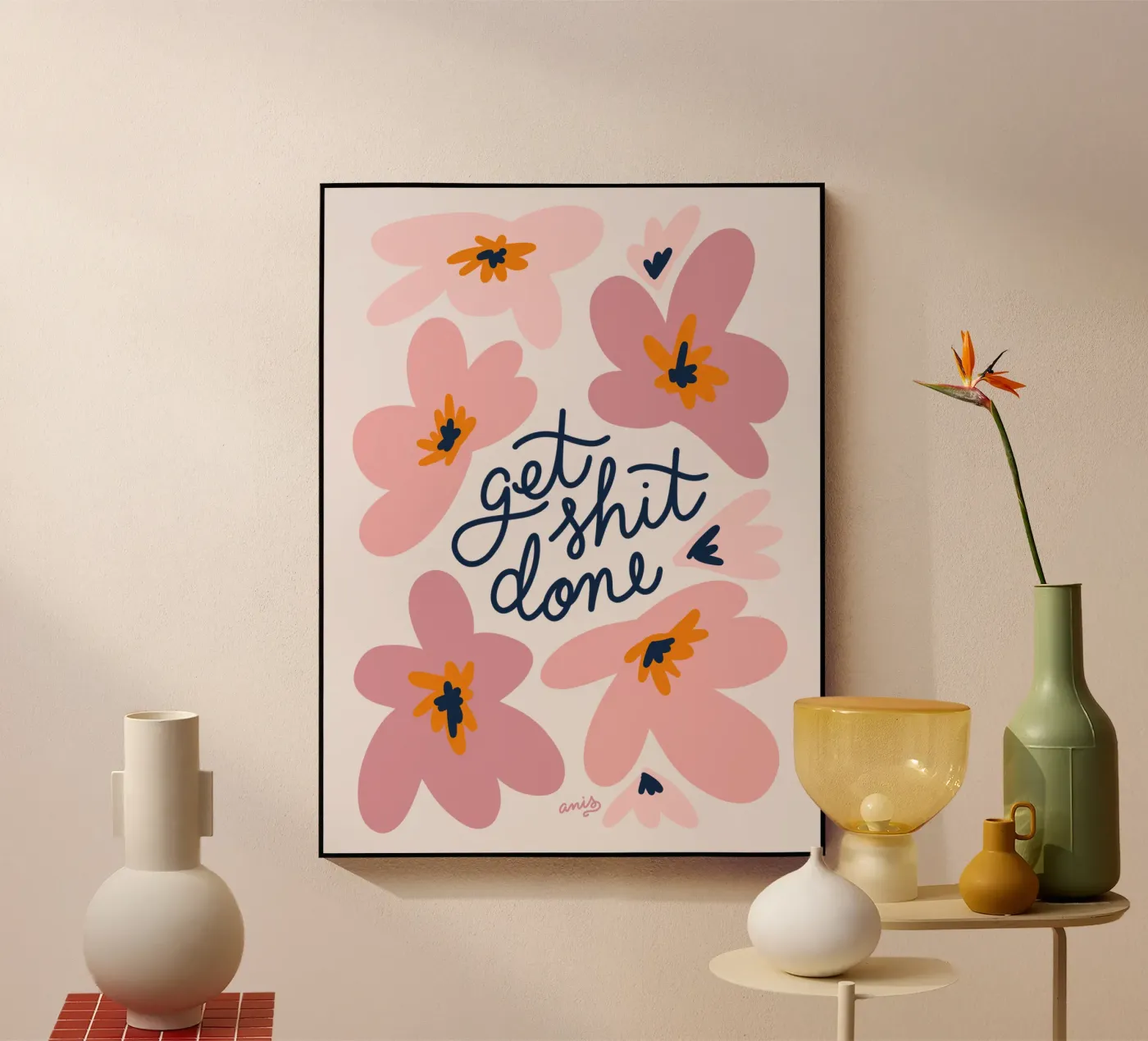 Get Shit Done plexiglass da anisillustration