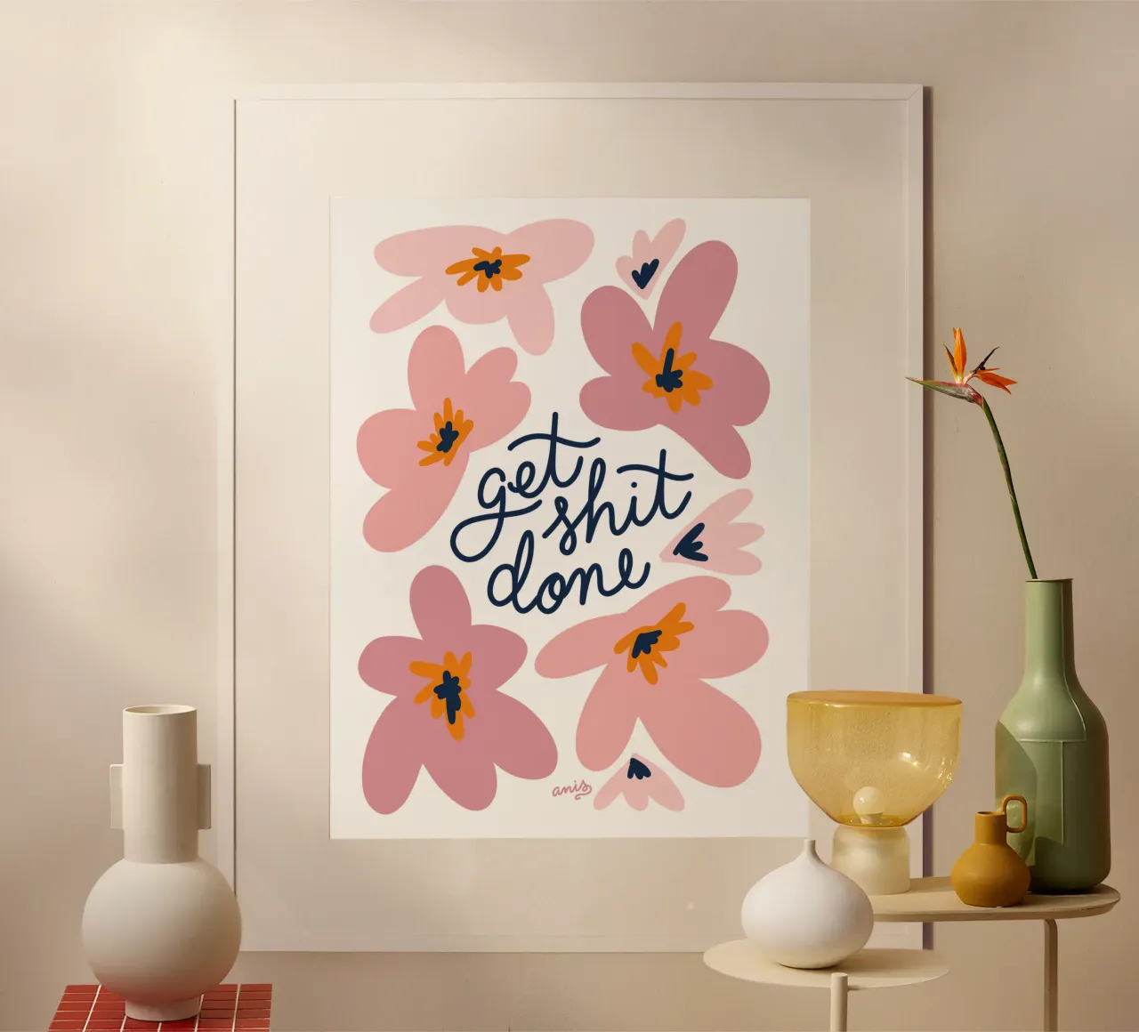Get Shit Done carta hahnemühle da anisillustration