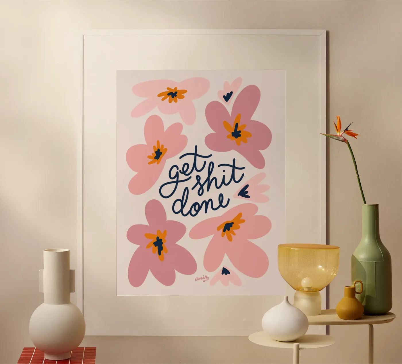 Get Shit Done poster da anisillustration