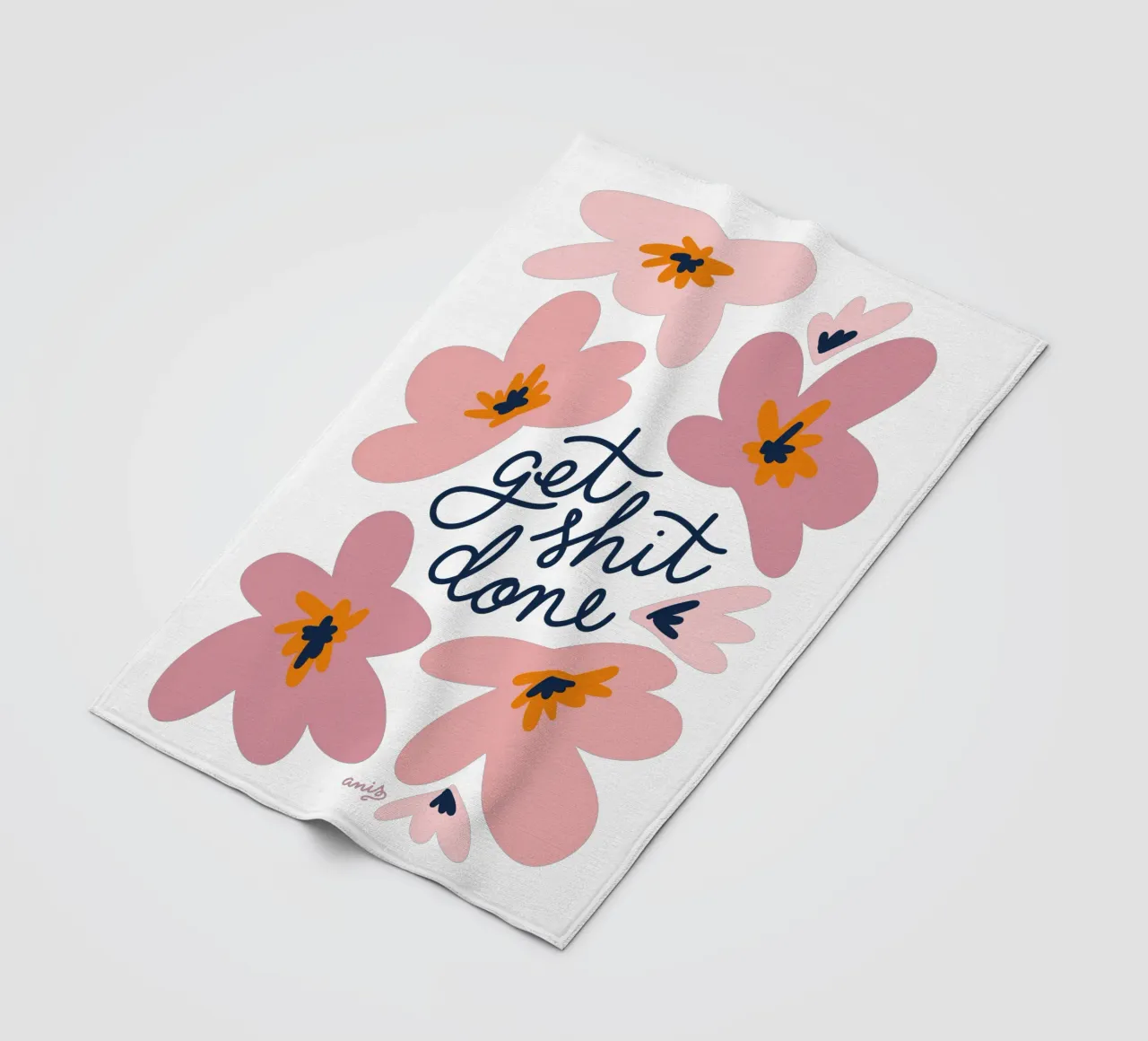 Get Shit Done coperta in pile da anisillustration