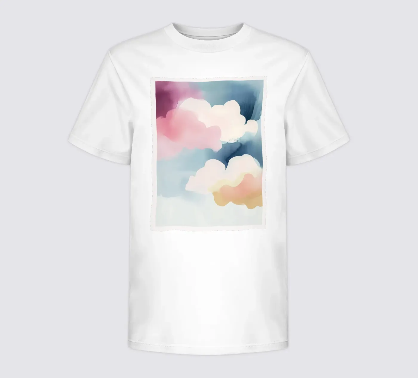 Pastel Abstract Clouds t-shirt bambini da Hazia