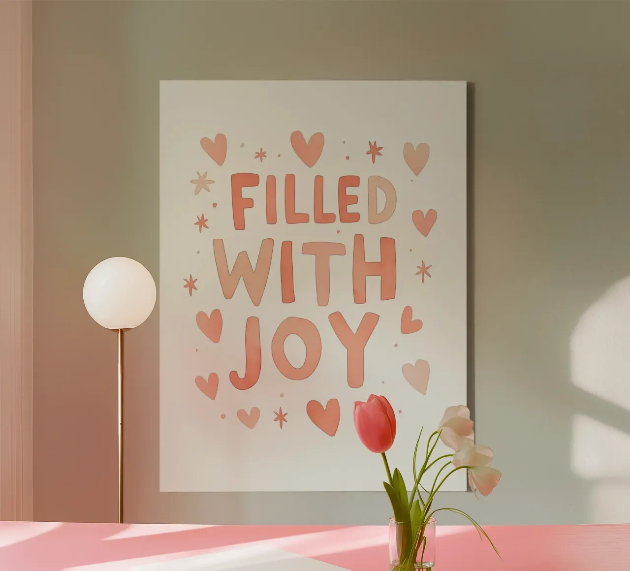 Filled With Joy canvas by treechild