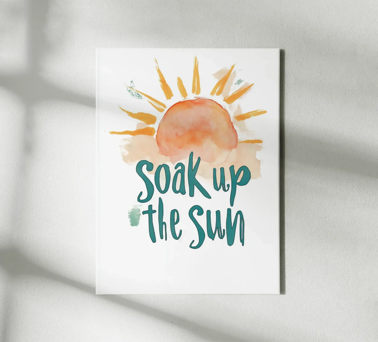 Soak Up The Sun tela con Cornice a cassetta da treechild