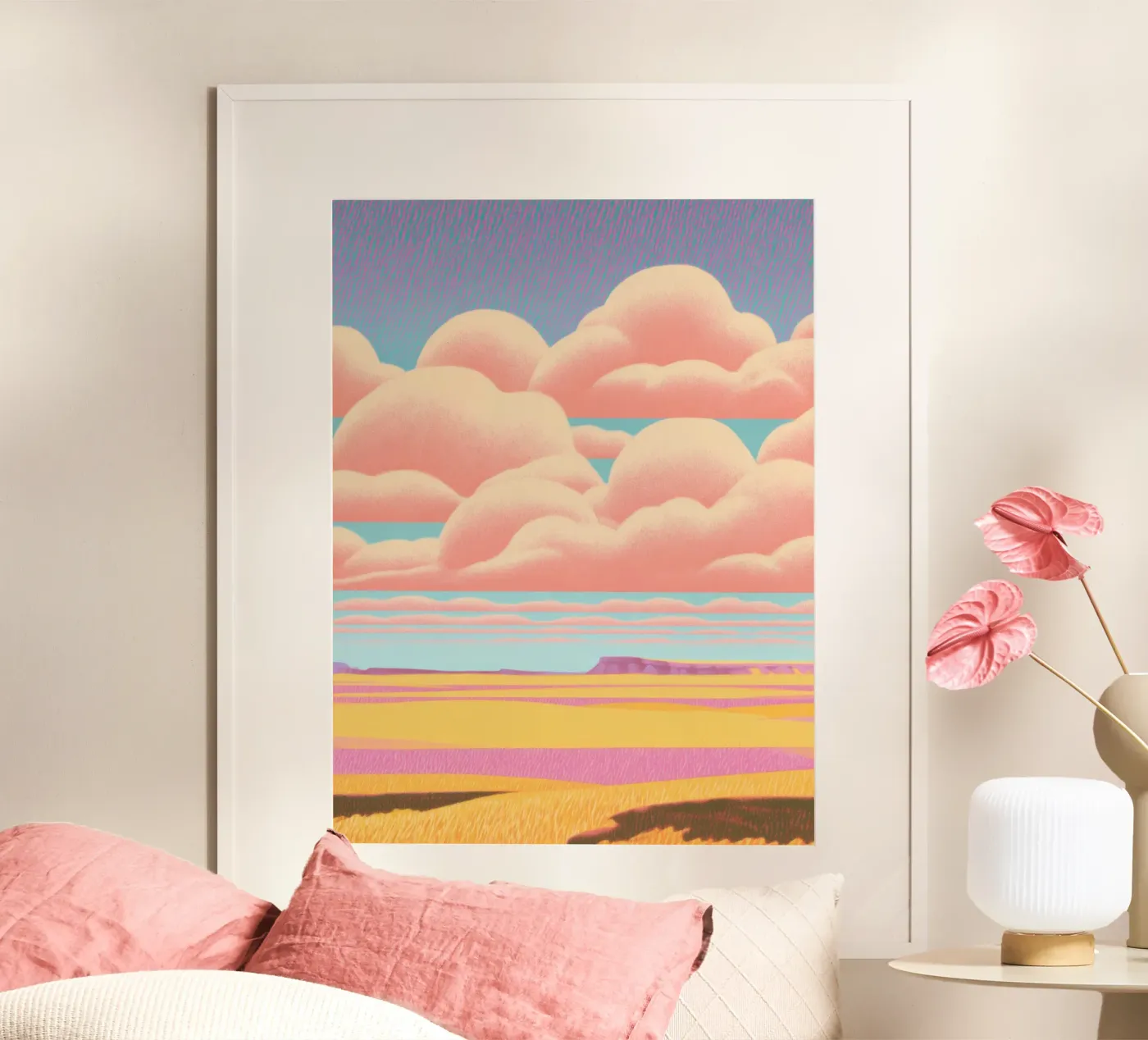 Pink Clouds poster by Gaite