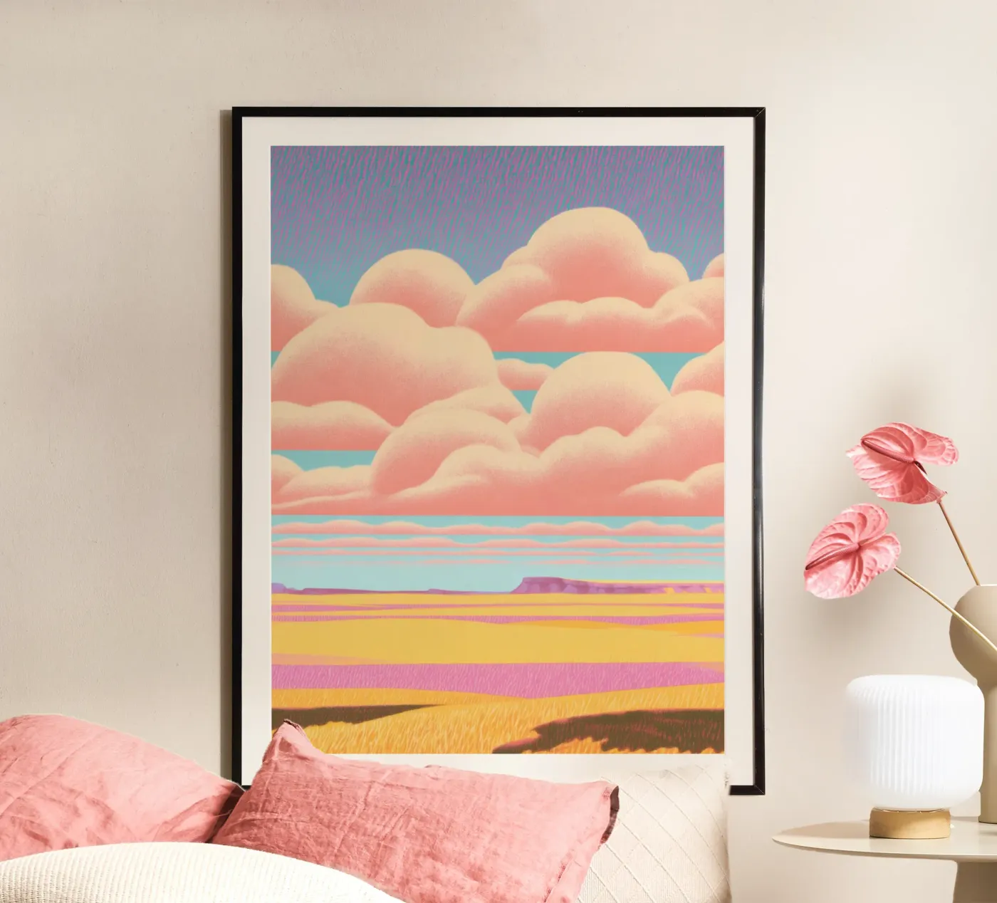 Pink Clouds poster by Gaite