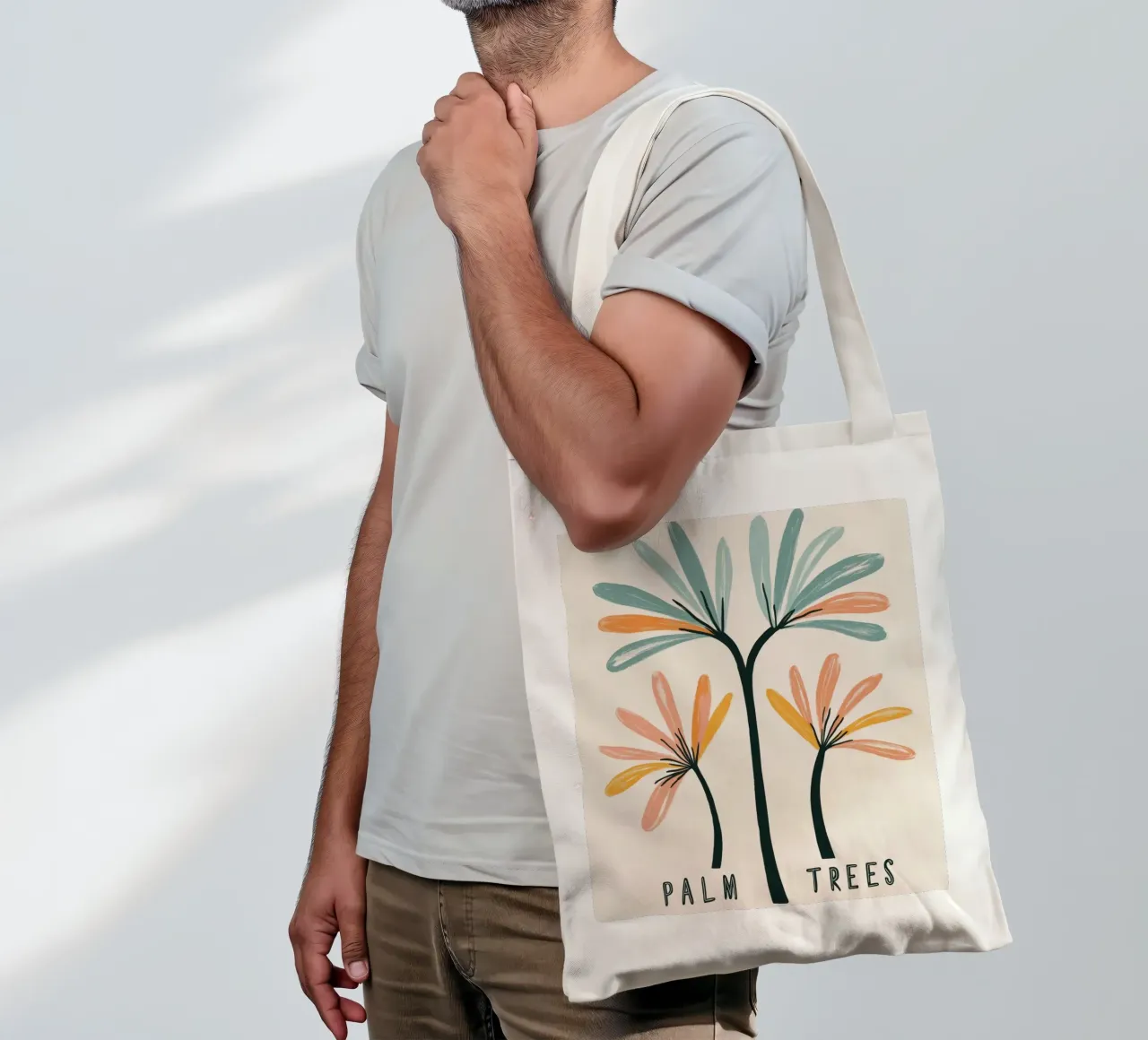 Palm Trees borsa in juta da treechild