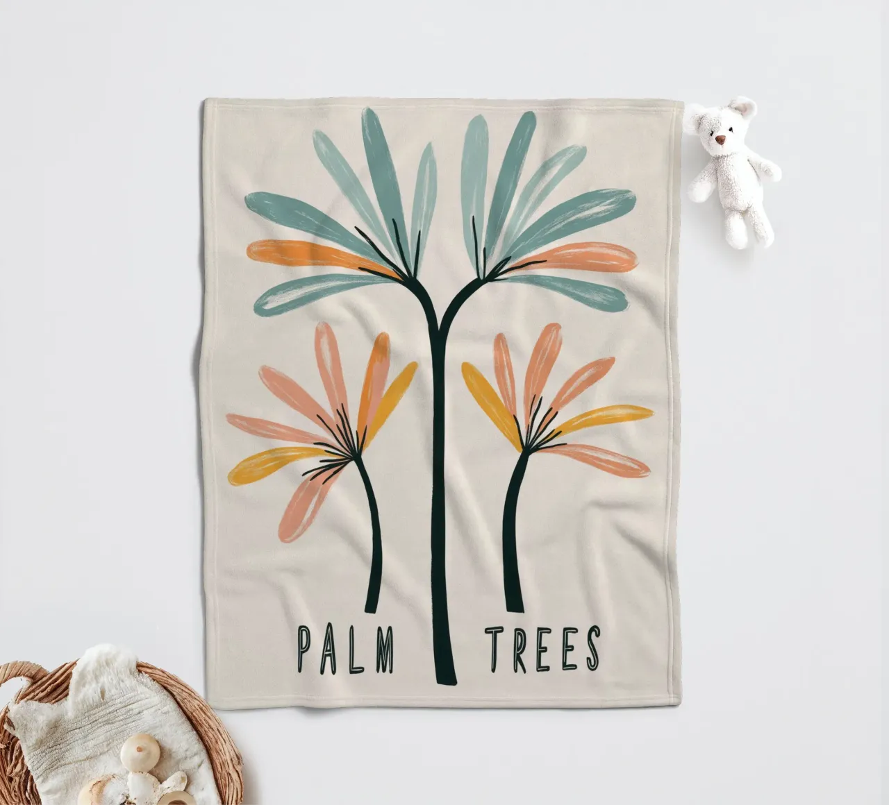 Palm Trees coperta in pile da treechild