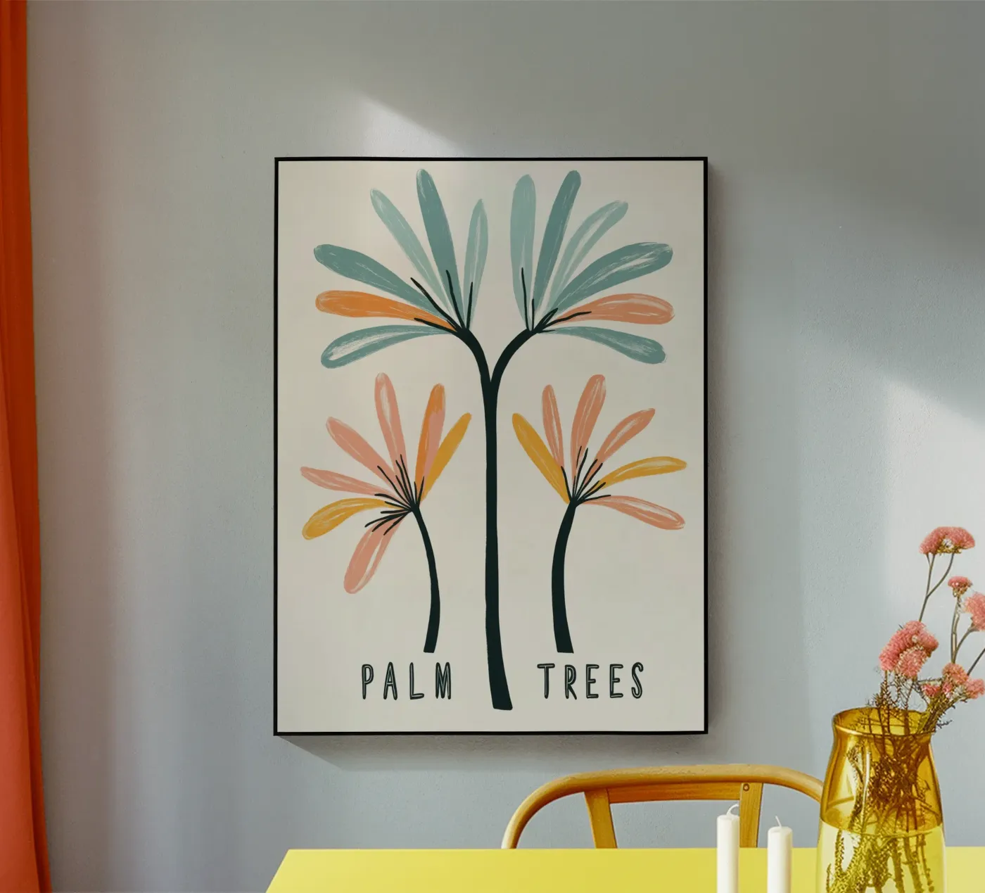 Palm Trees Acryl-Glas von treechild