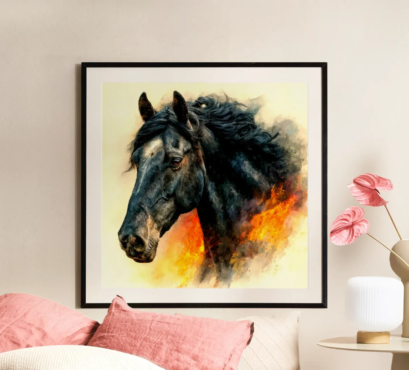 Pferd Poster von Puschkinowa