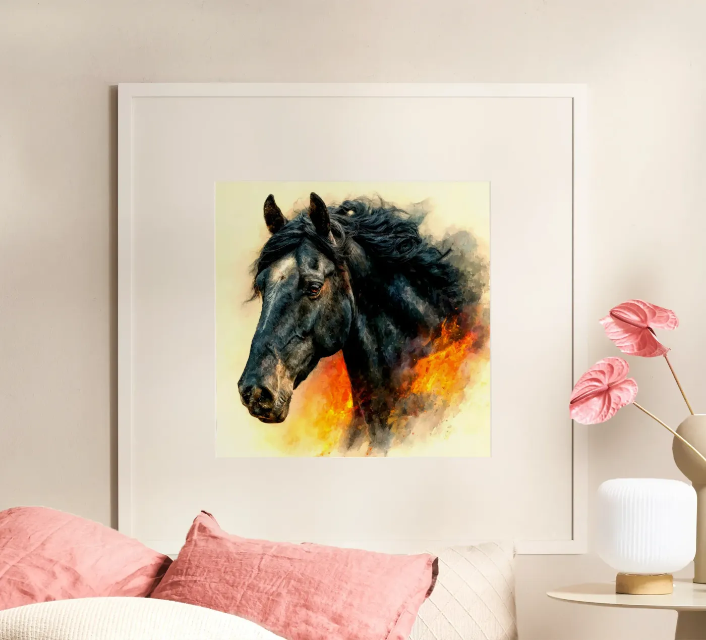 Pferd Poster von Puschkinowa