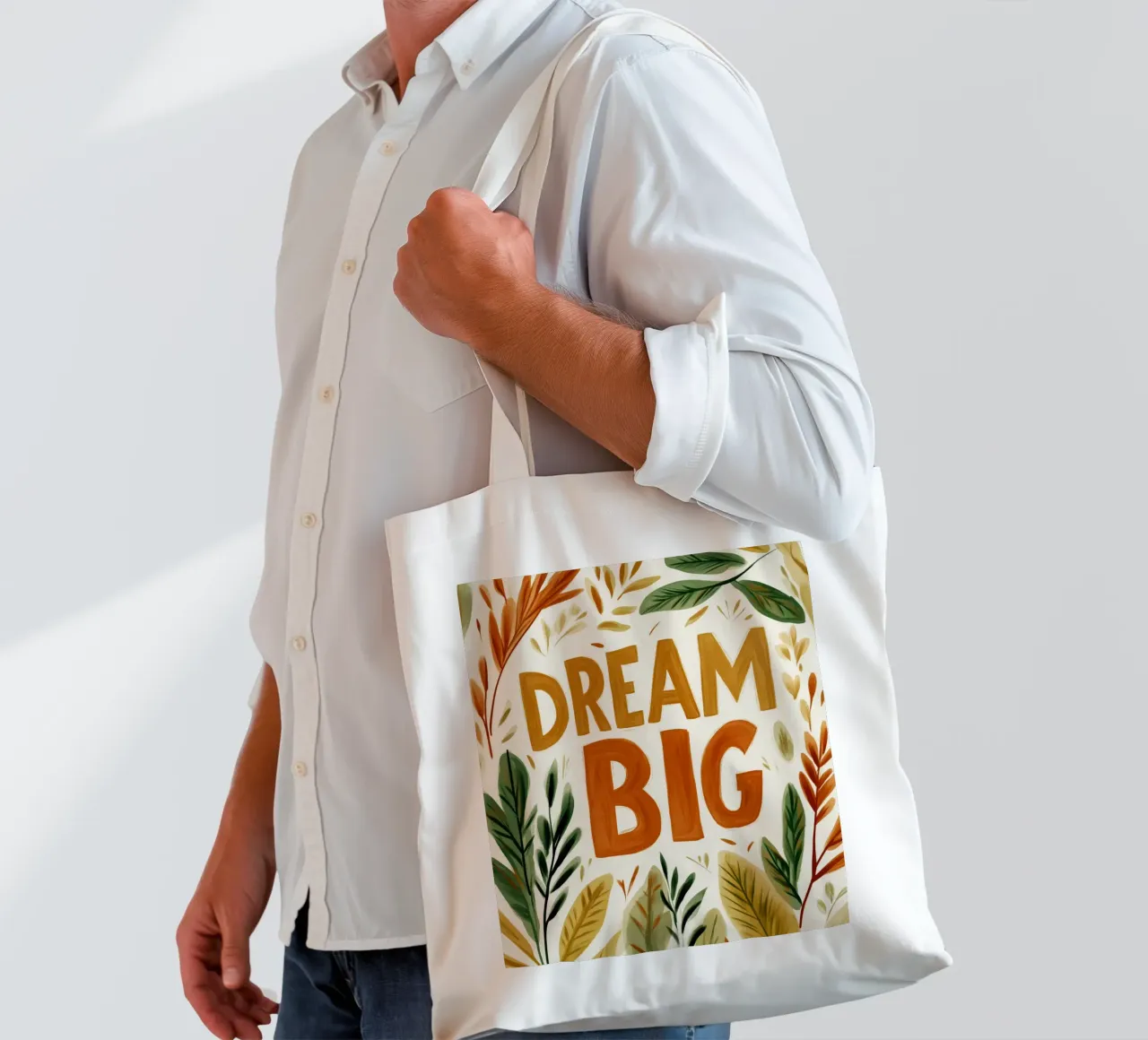 Dream Big (Autumn Version) borsa in juta da treechild