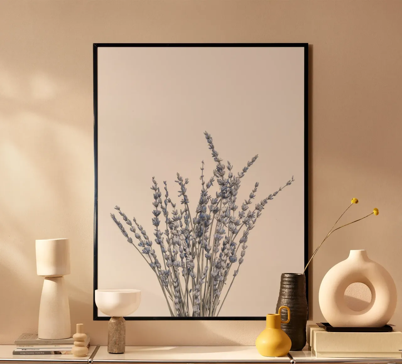 Bouquet di lavanda - Eleganza botanica poster da Whole©