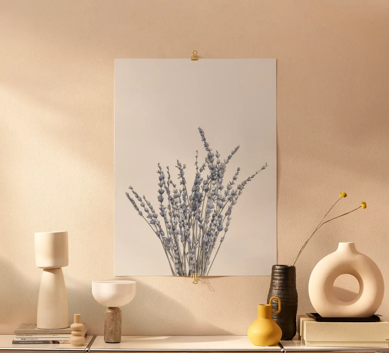 Bouquet di lavanda - Eleganza botanica poster da Whole©