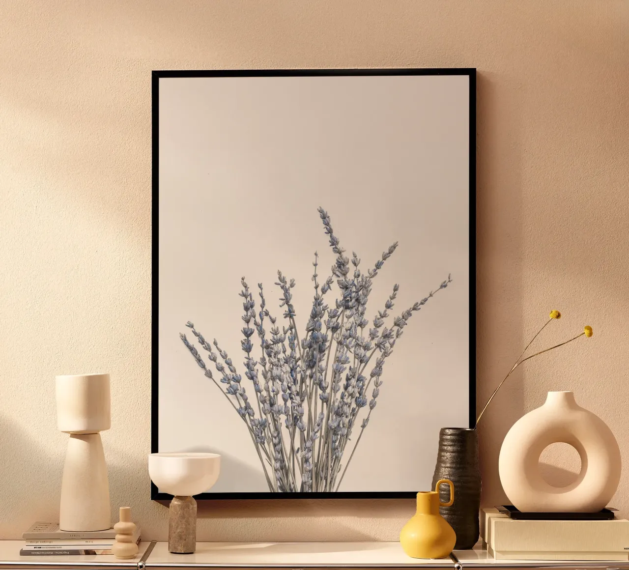 Bouquet di lavanda - Eleganza botanica poster da Whole©