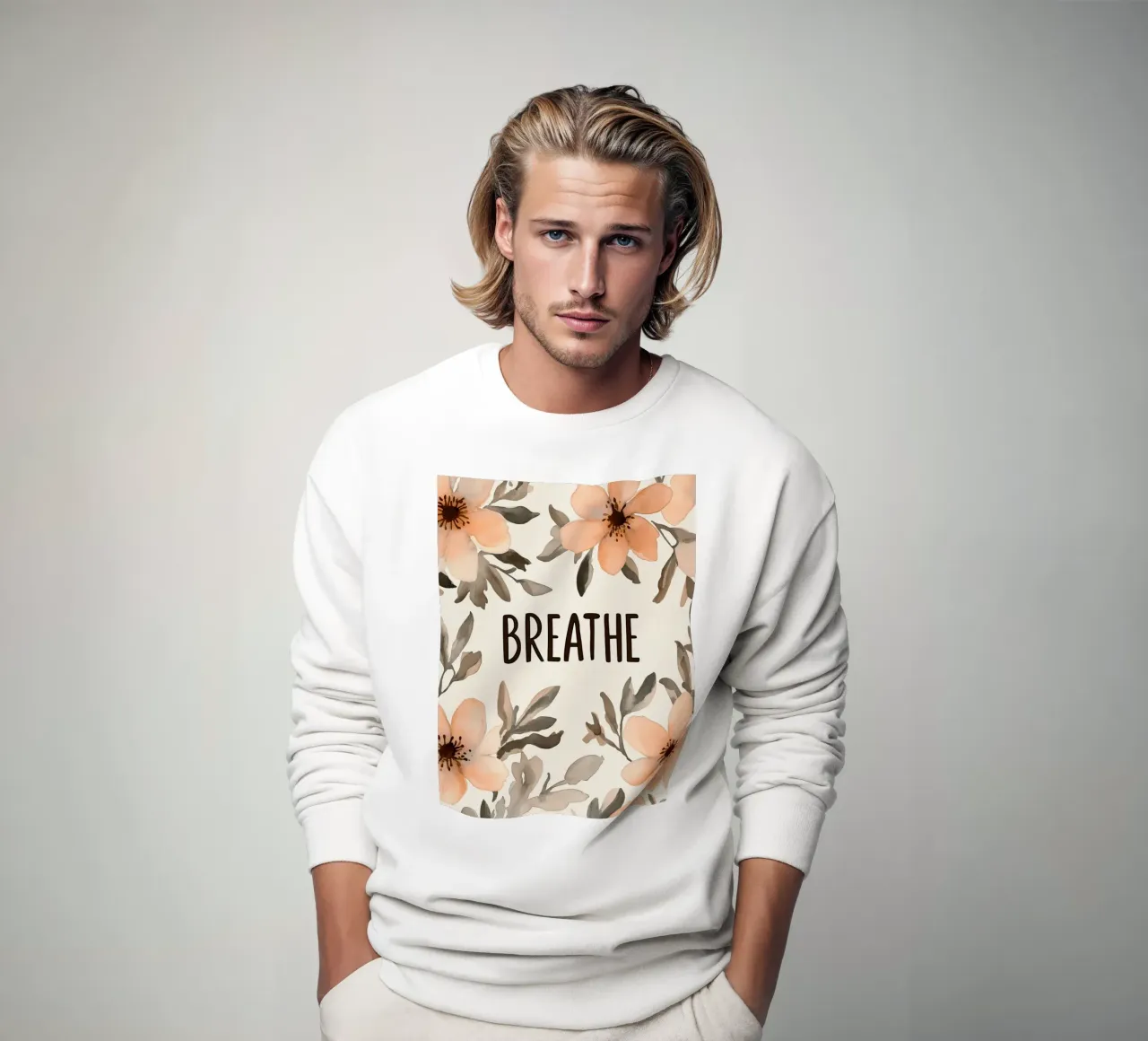 Breathe No 2 felpa da treechild