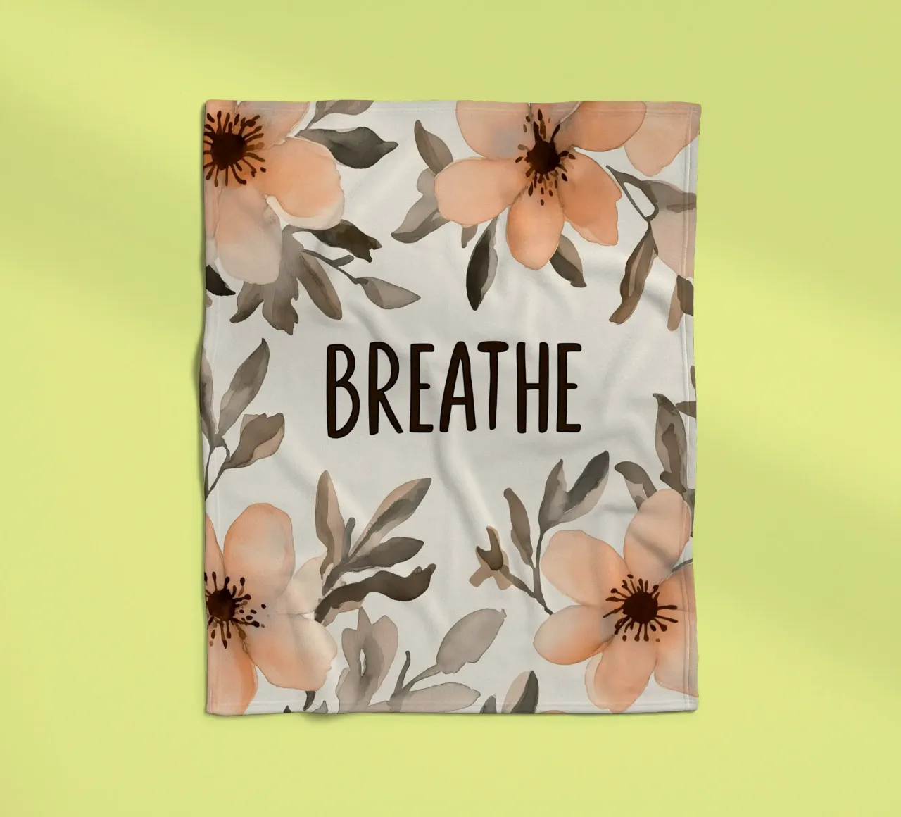 Breathe No 2 coperta in pile da treechild