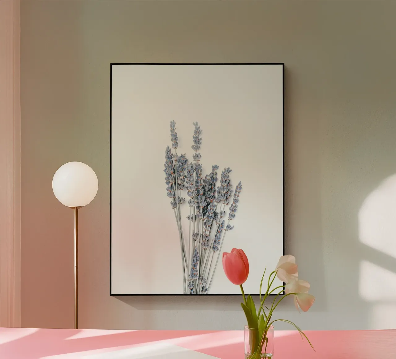 Pure lavender - timeless natural art acrylic glass by Whole©