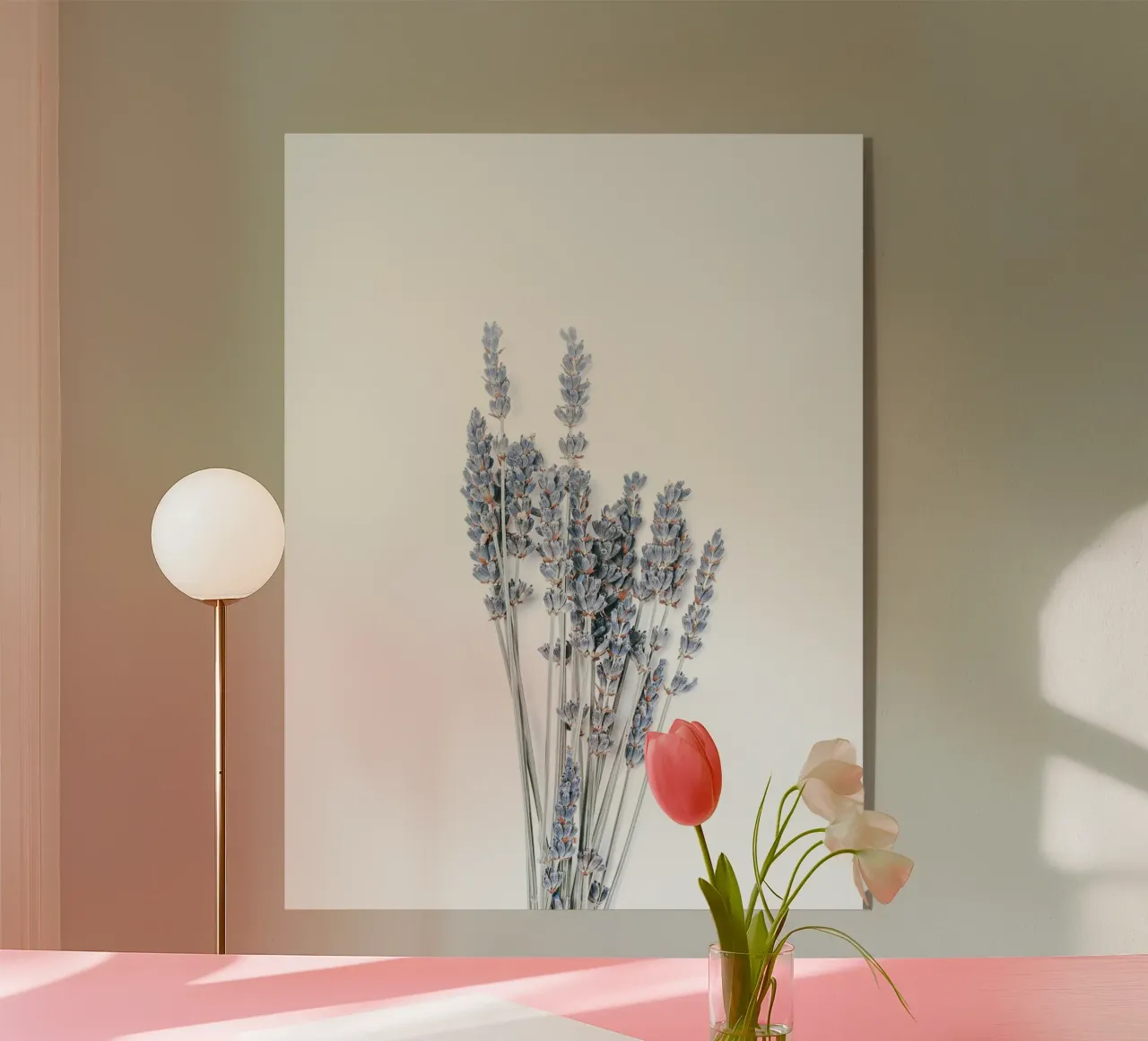 Pure lavender - timeless natural art acrylic glass by Whole©