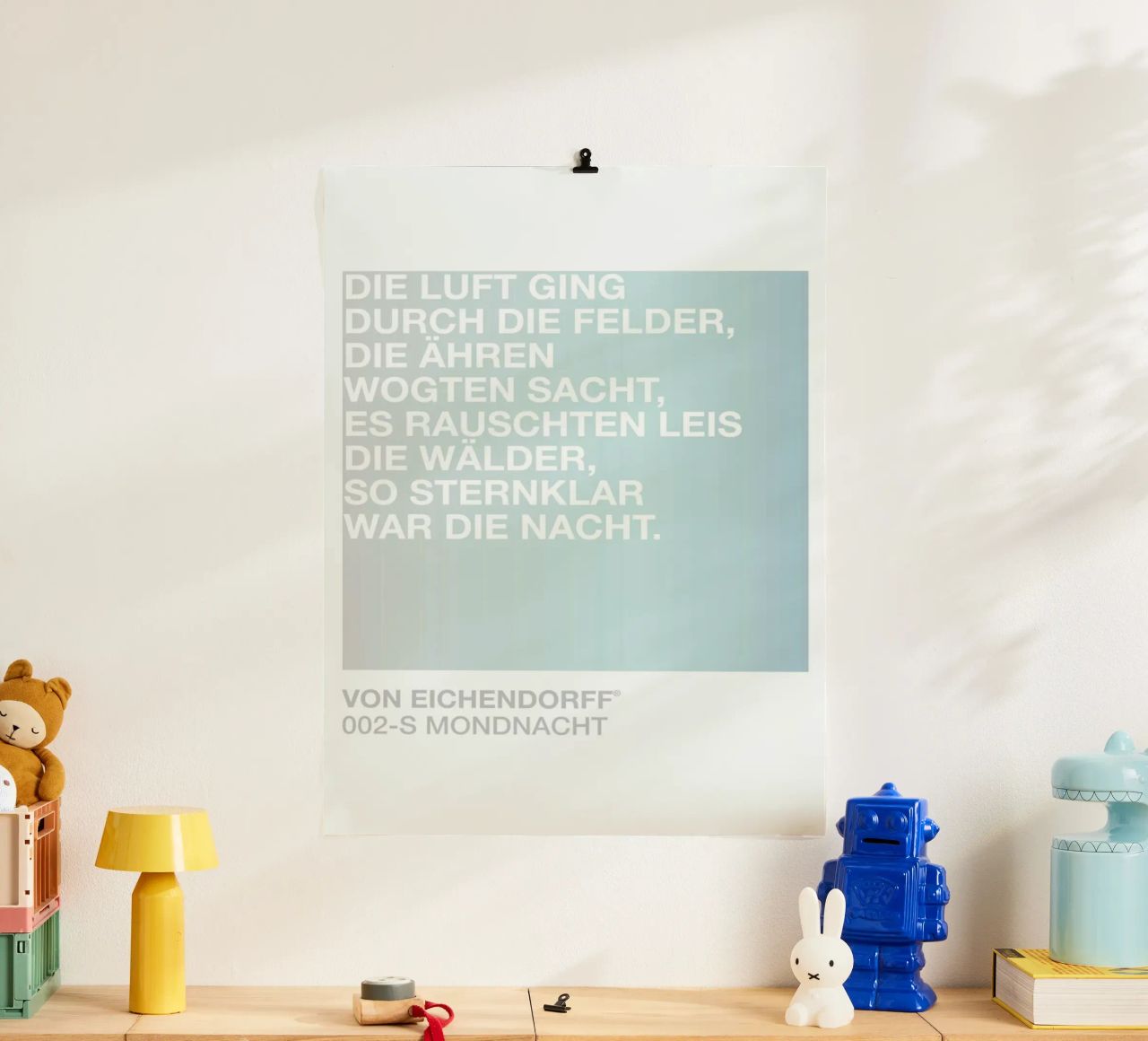 Mondnacht Light 02 Poster von UN-TYPISCH