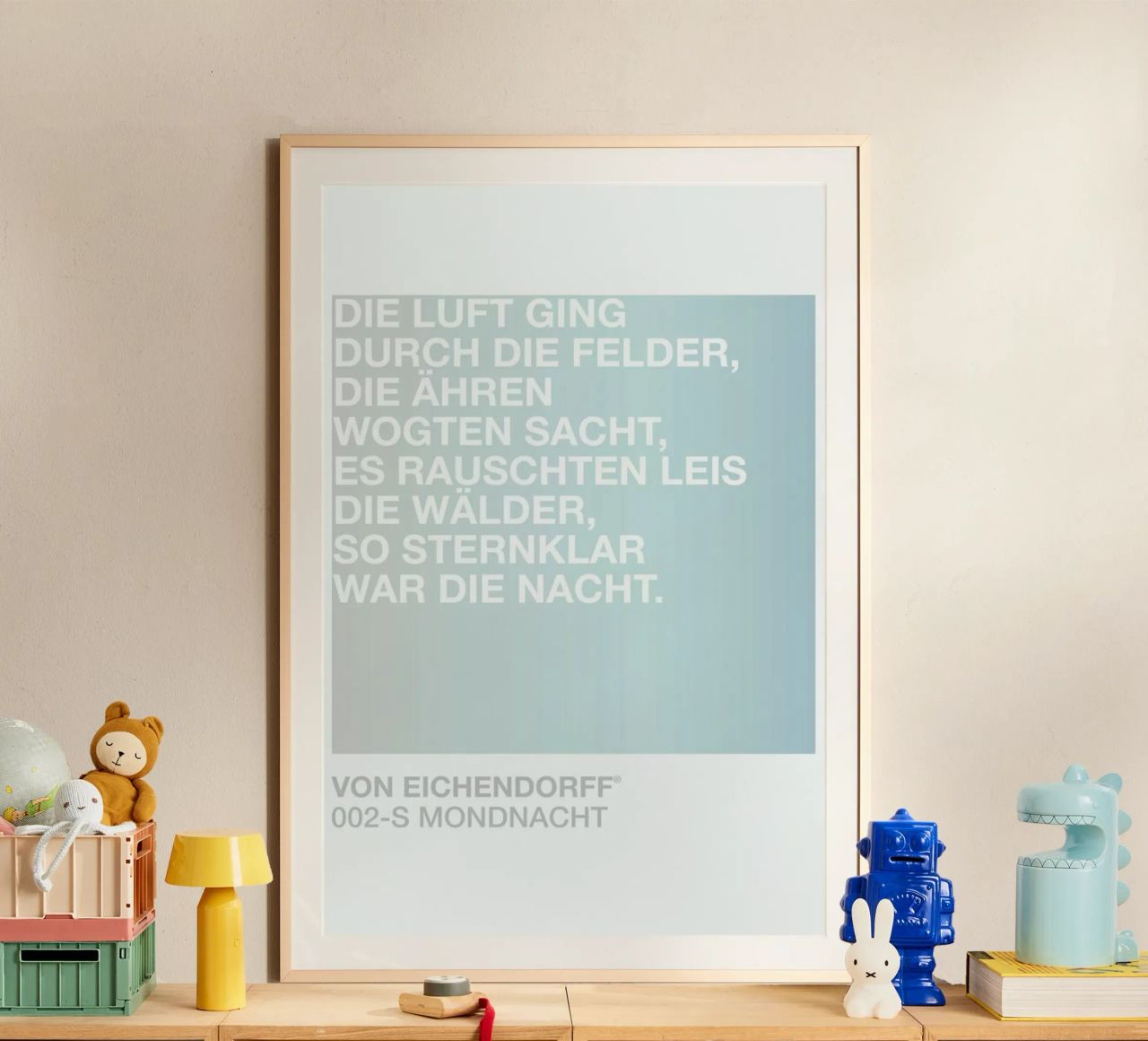 Mondnacht Light 02 Poster von UN-TYPISCH