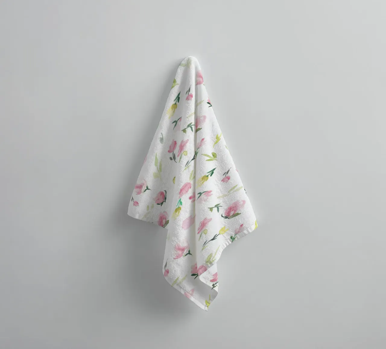 Tiny Watercolor Flowers Pattern asciugamano da bagno da anisillustration