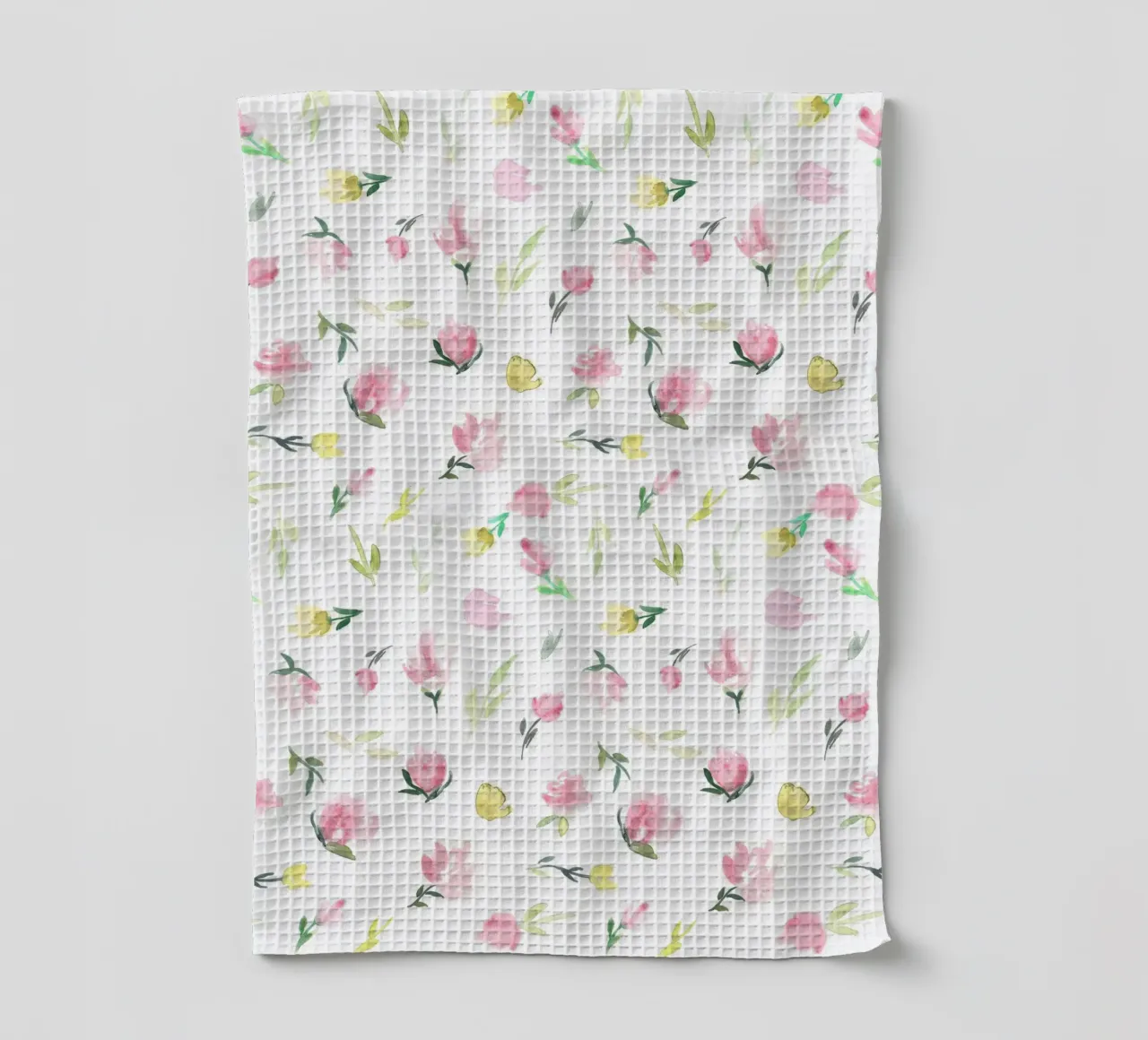 Tiny Watercolor Flowers Pattern canovaccio da cucina da anisillustration