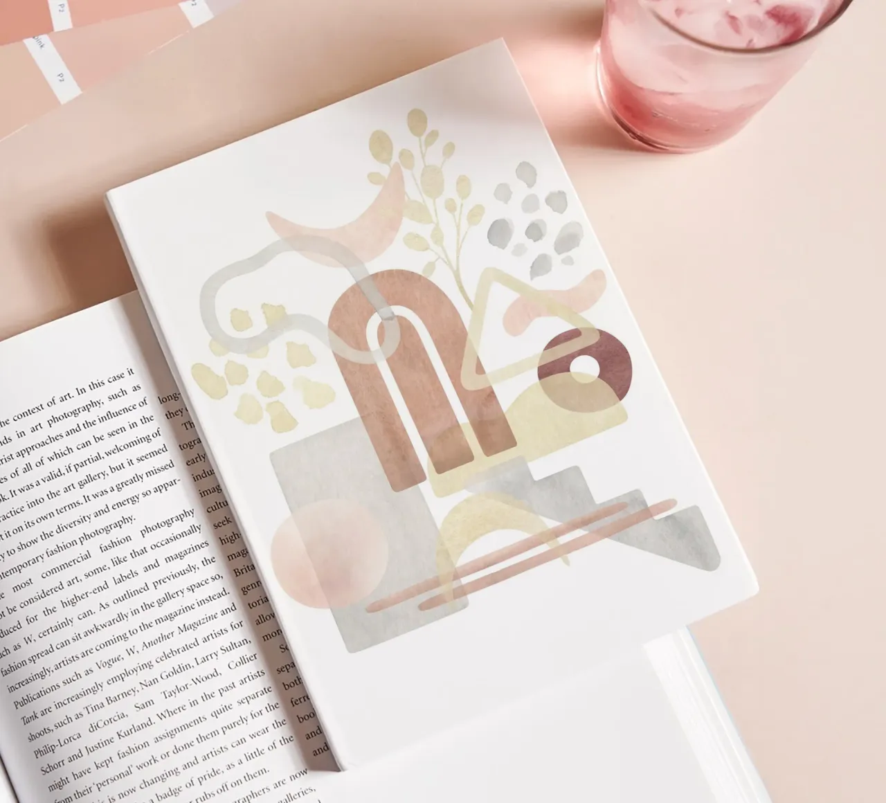 Abstract forms - Modern art notebook by Whole©