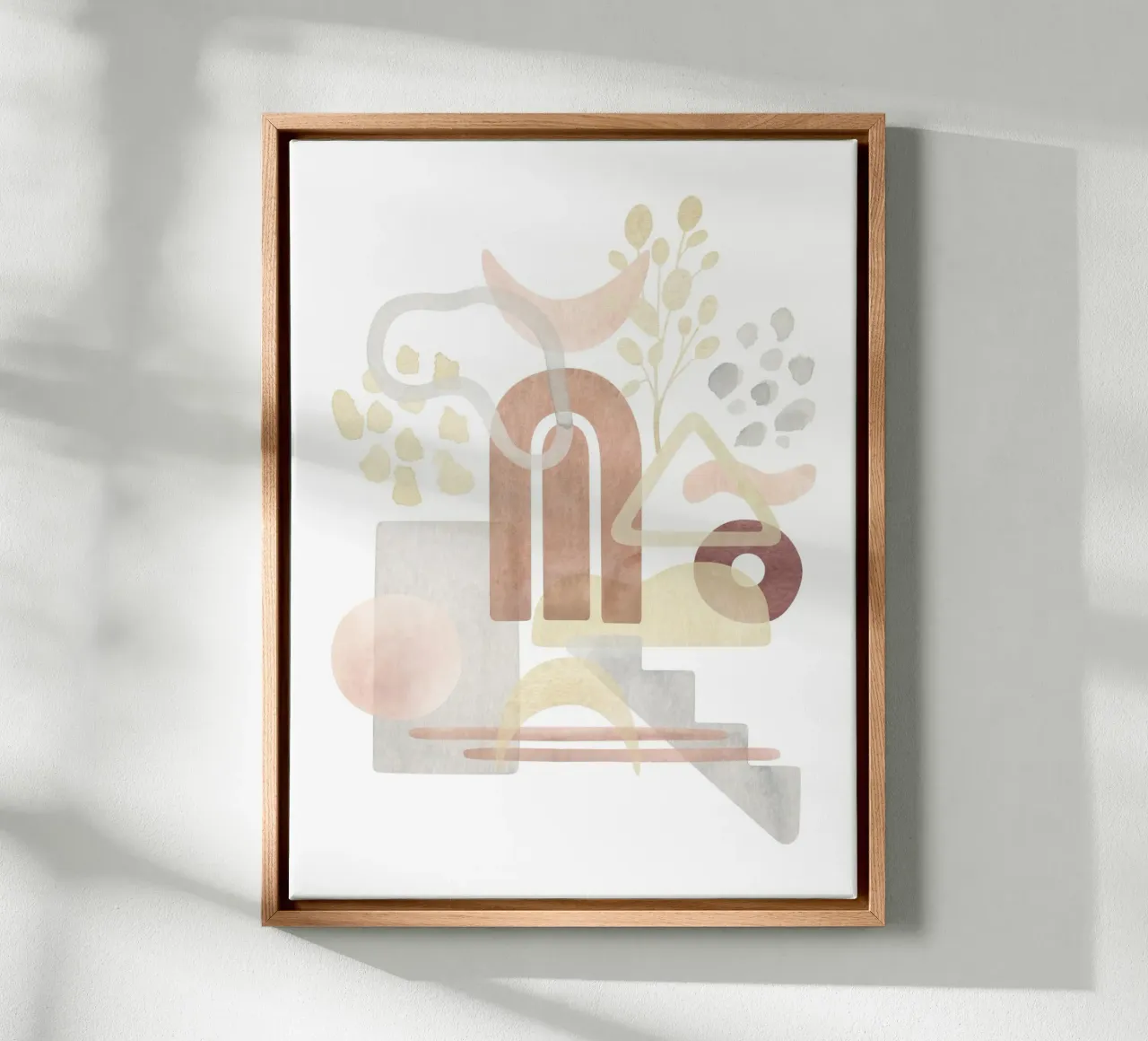Abstract forms - Modern art canvas by Whole©