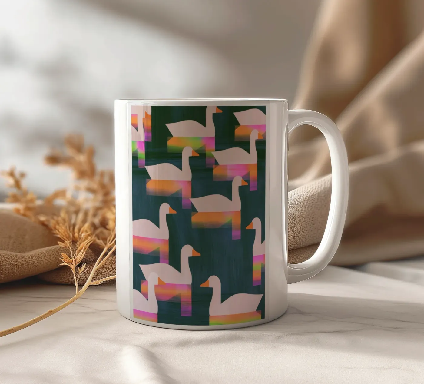 Reflection Drift ceramic mug by Gaite