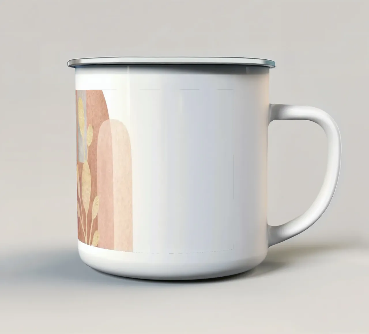 Geometria astratta - Boho Chic tazza in smalto da Whole©