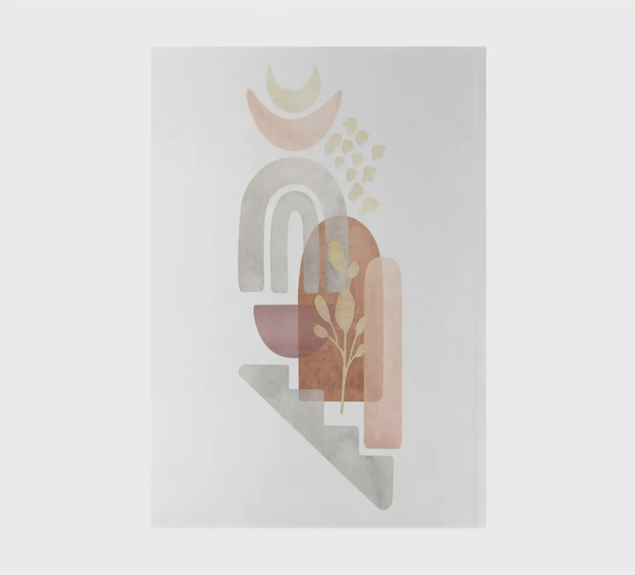 Abstrakte Geometrie - Boho Chic notebook by Whole©