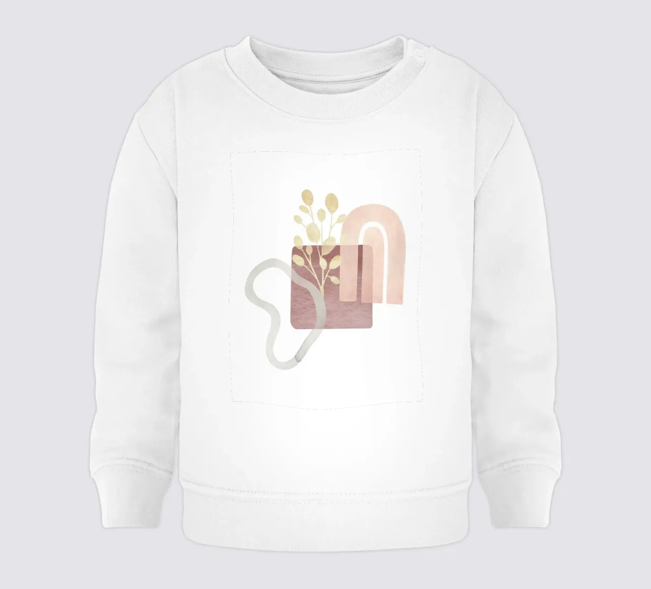 Boho astratto - Eleganza geometrica felpa neonato da Whole©
