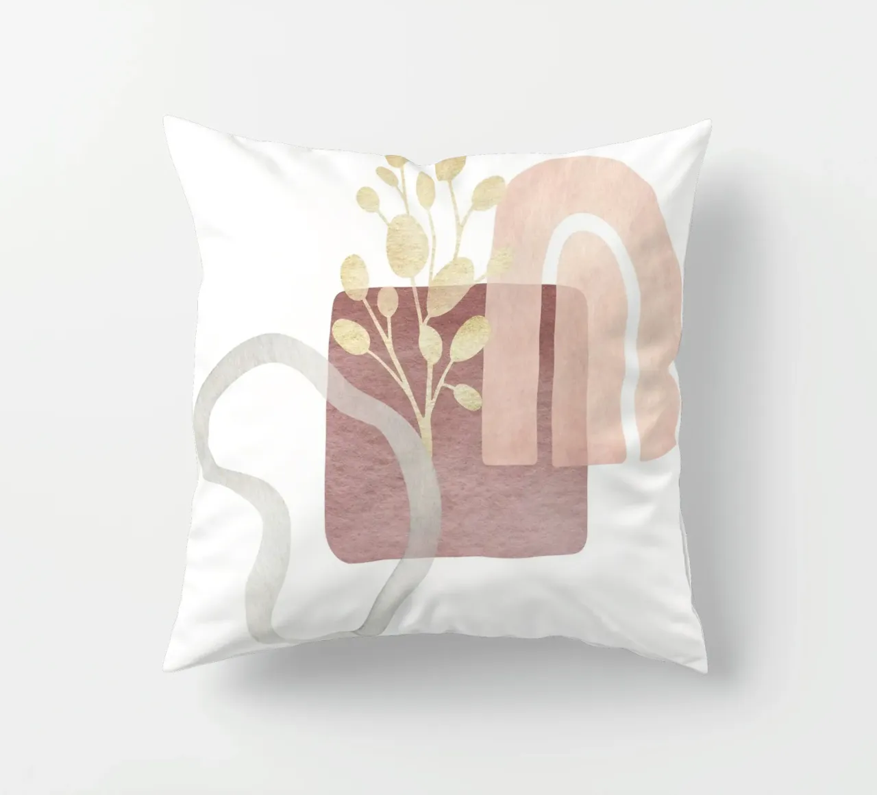 Boho astratto - Eleganza geometrica cuscino da Whole©