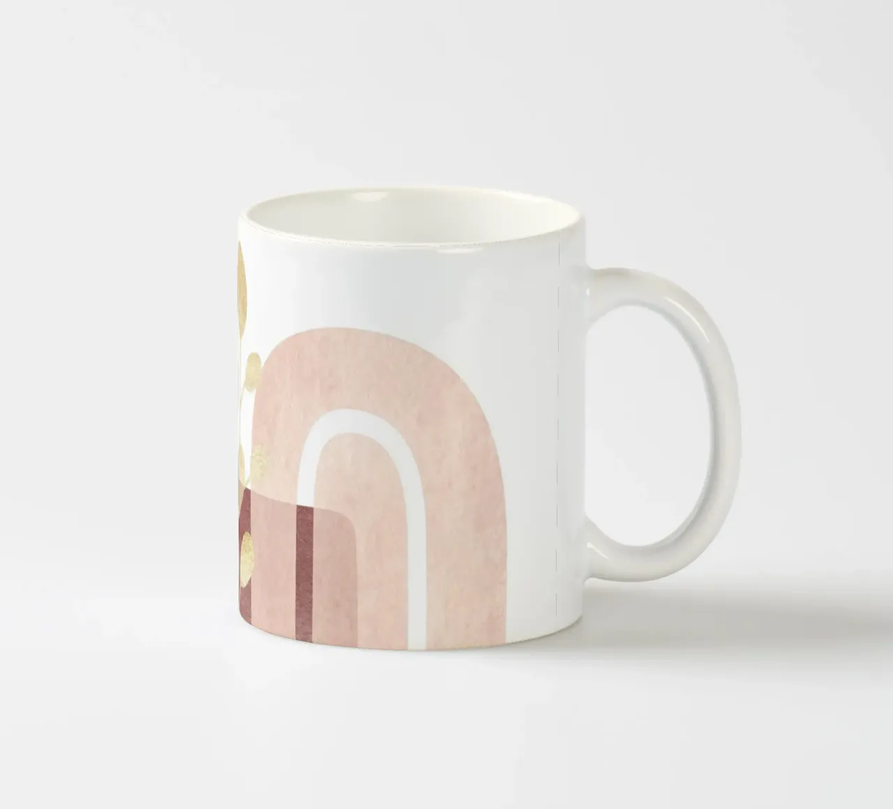 Boho astratto - Eleganza geometrica tazza in ceramica da Whole©