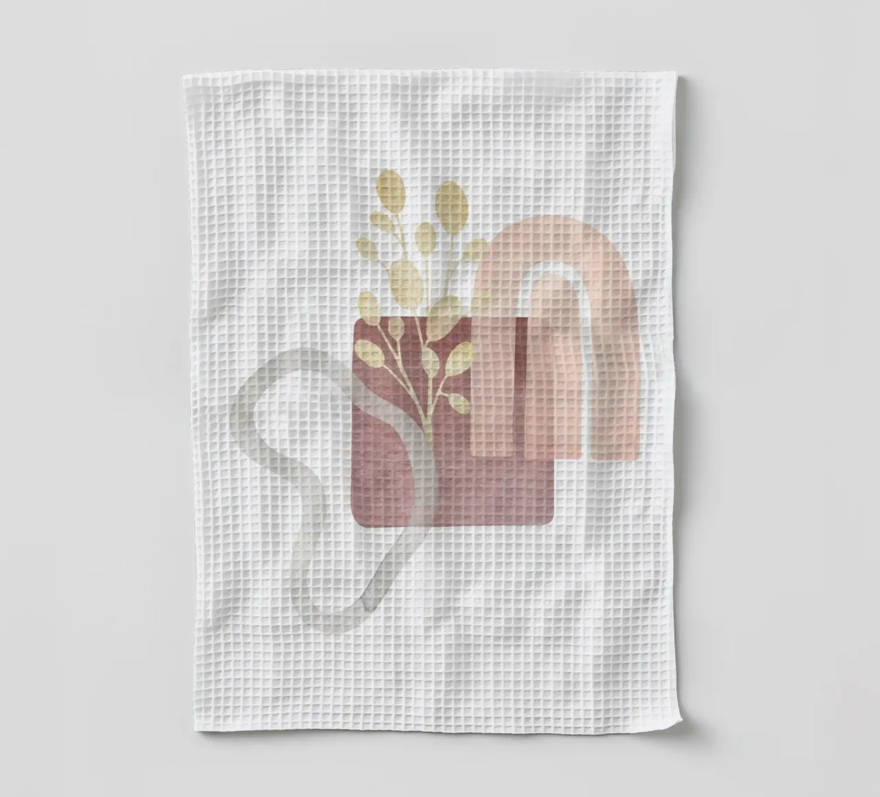 Boho astratto - Eleganza geometrica canovaccio da cucina da Whole©